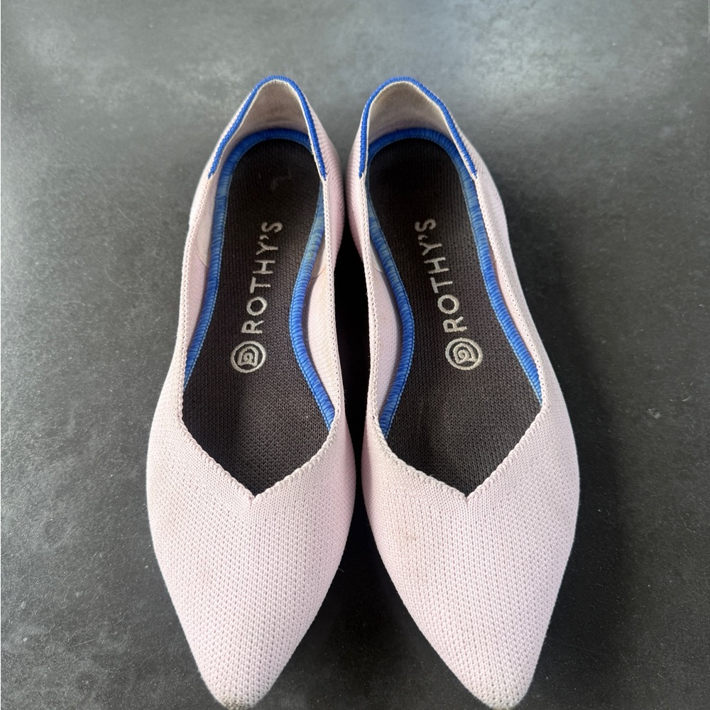 Rothy's Women's Pink Points Flats 8.5